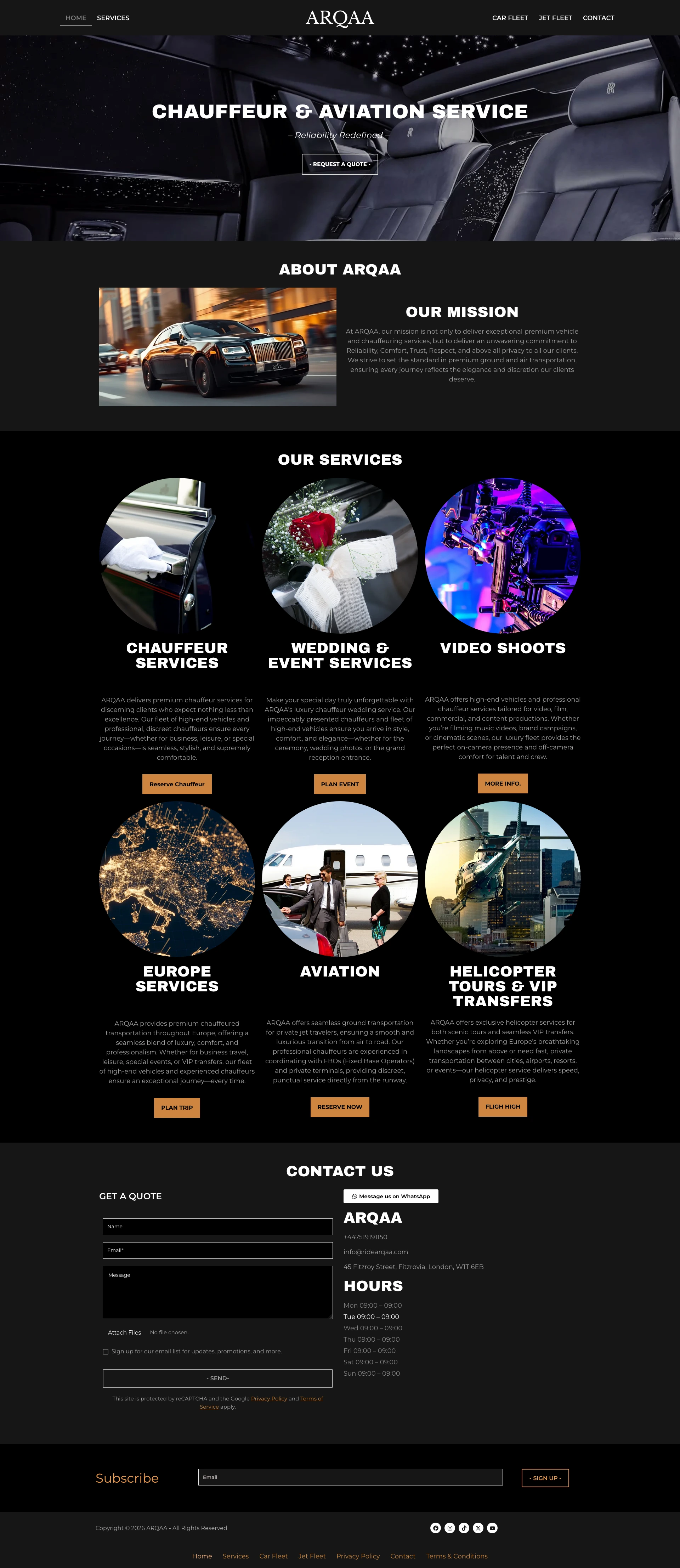 Arqaa website preview